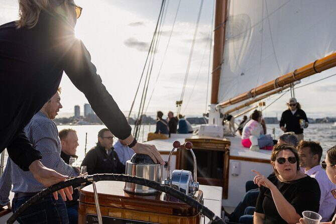 Boston Harbor Sunset Sail Tour - The Crew and Atmosphere