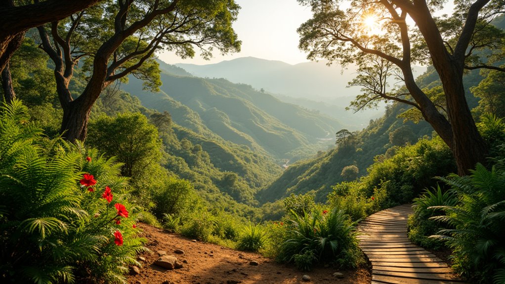 botanical gardens hills tropical
