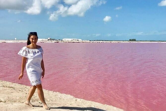 Breathtaking Pink lake Las Coloradas and Rio lagartos from Tulum - First Stop: Las Coloradas – The Pink Lagoon