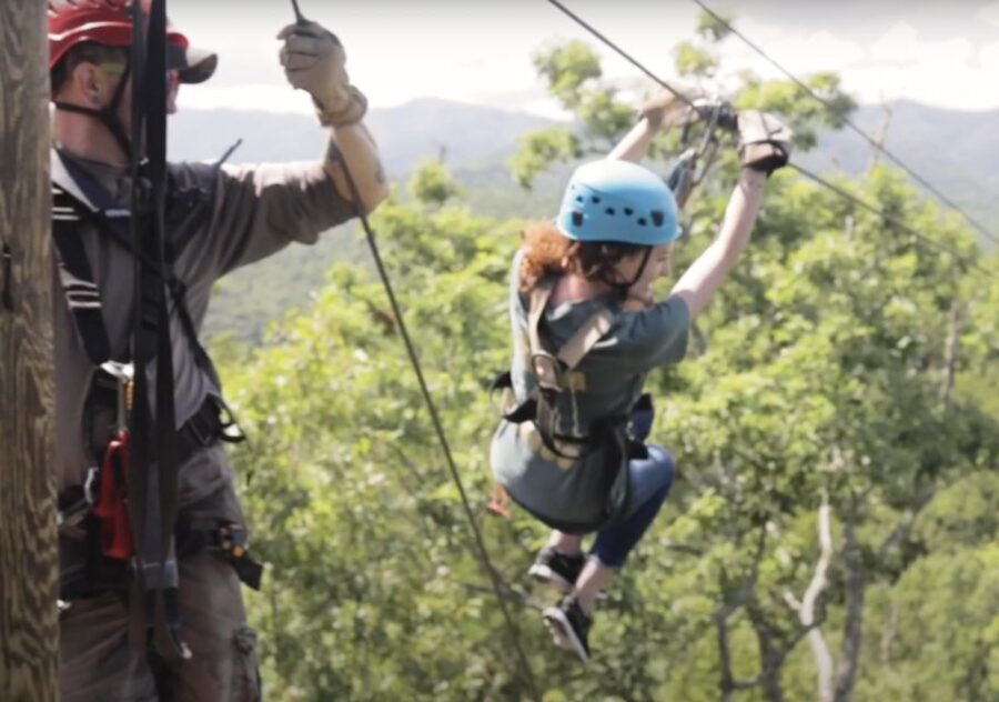 Bryson City: Mountaintop Zip Line Experience