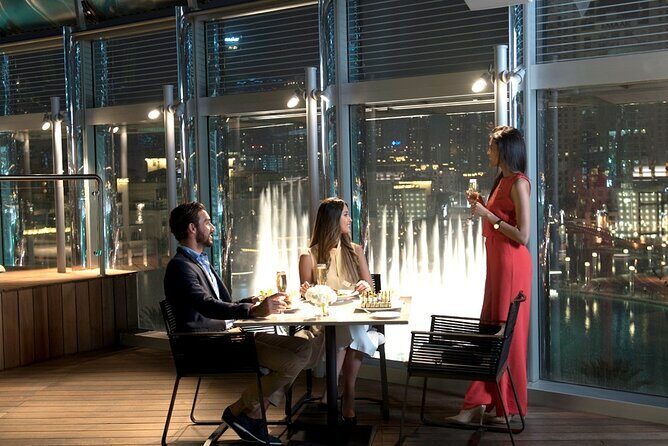 Burj Khalifa 125th Floor, Lunch or Dinner at Rooftop Burj Club - The Meal at Rooftop Burj Club