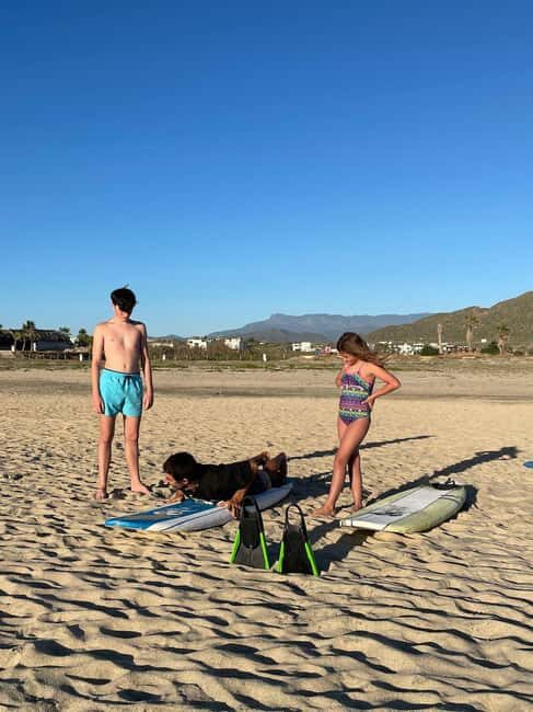 Cabo San Lucas: Surf Lesson with Hotel Pickup - The Itinerary in Detail