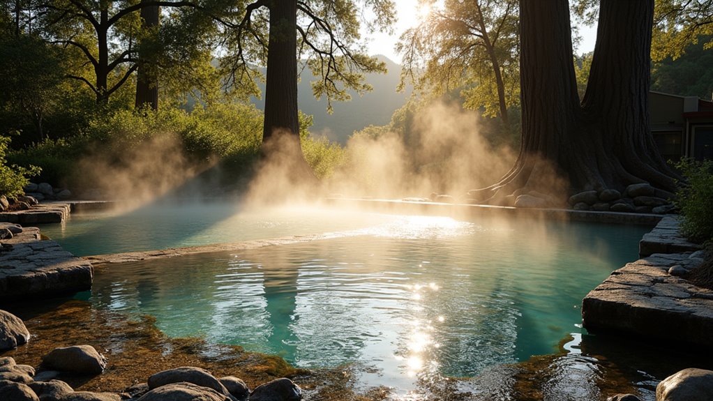 calistoga hot springs relaxation