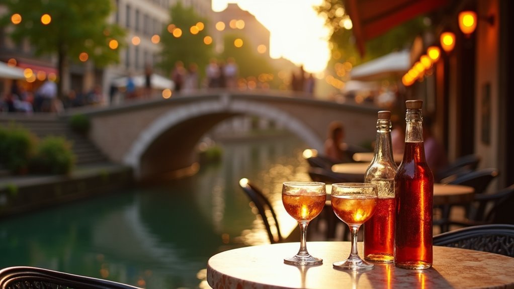 canal side aperitivo boat tour