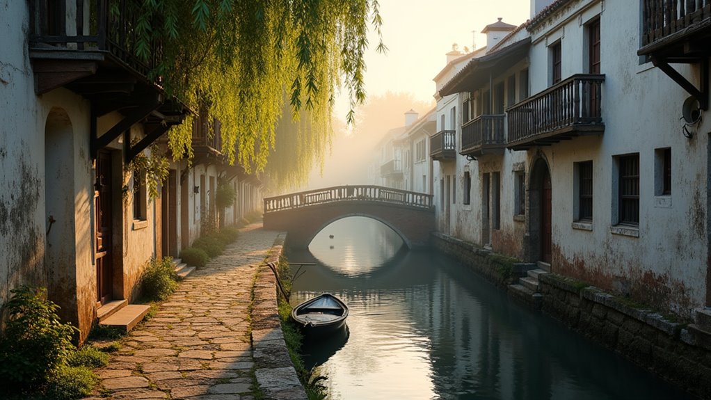 canal side traditional life