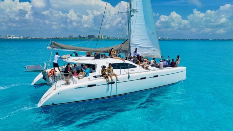 Cancún Catamaran to Isla Mujeres + Snorkel, Open Bar & Lunch - What’s Included and What to Expect