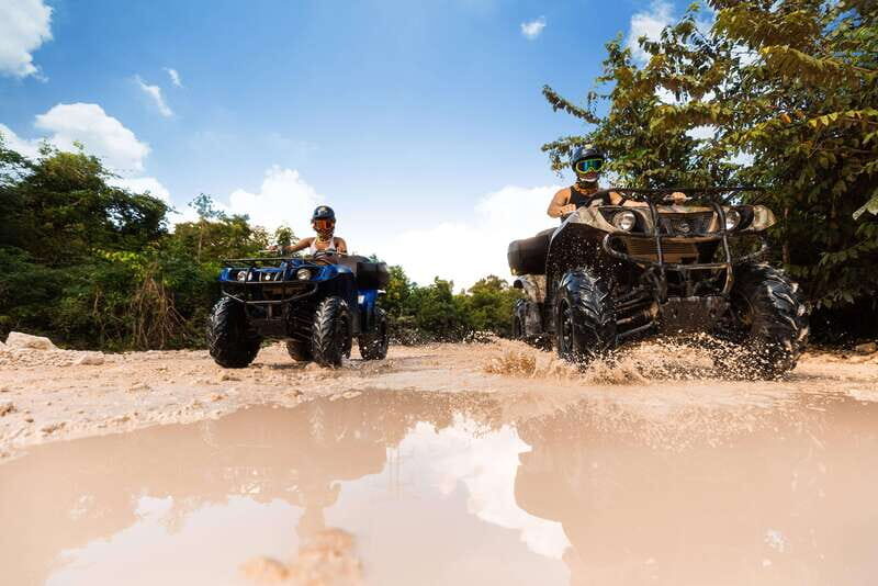 Cancun: Jungle ATV Tour, Ziplining, and Cenote Swim