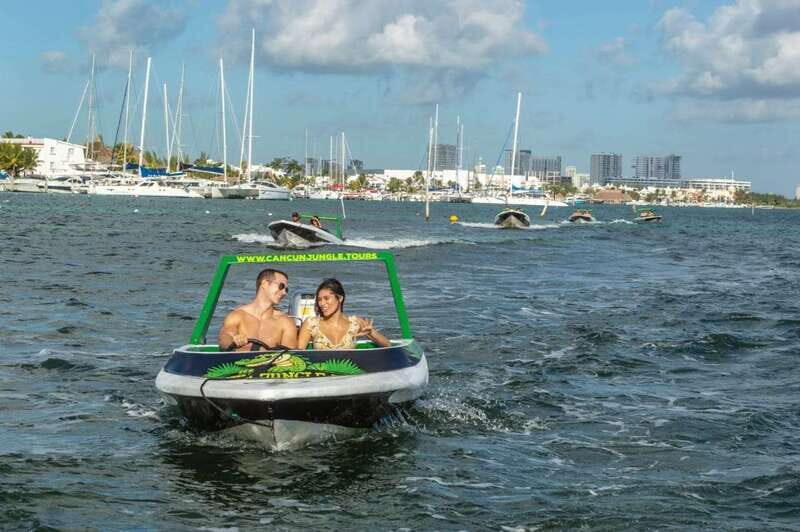 Cancún: Jungle Tour and Speed Boat Tour Adventure - What To Expect From The Itinerary