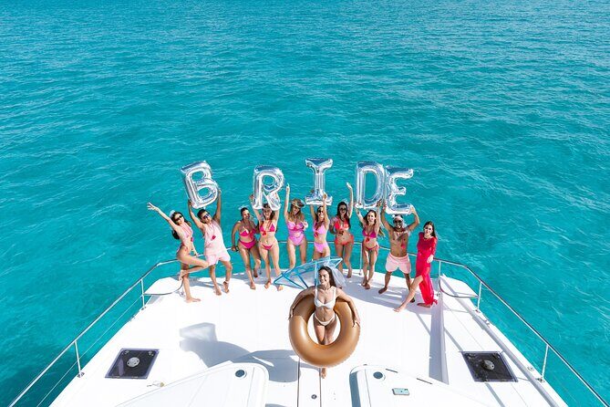Cancun Private Catamaran for Bachelorette Party 51 Leopard - The Itinerary: What to Expect