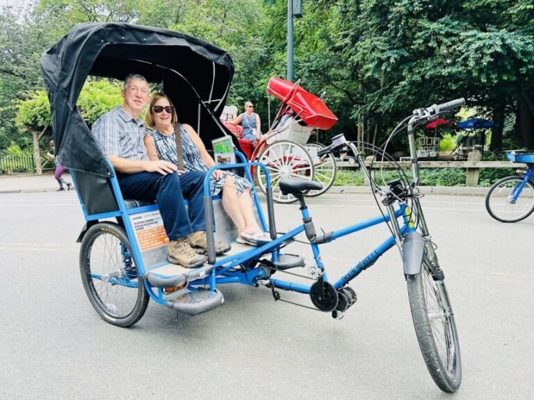 Central Park Pedicab Tour + Optional Natural History Access - What to Expect from Your Tour