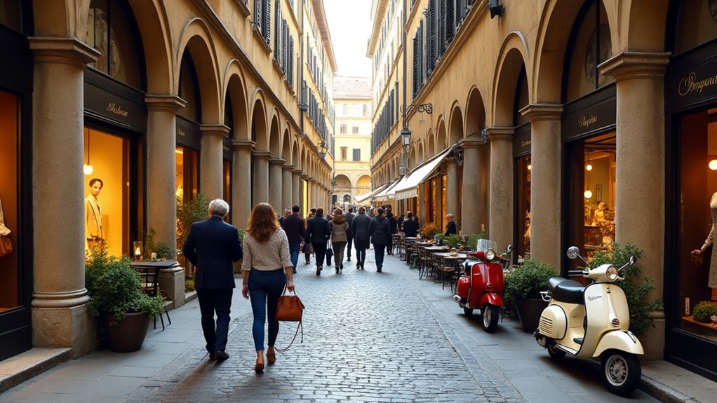 charming medieval shopping district