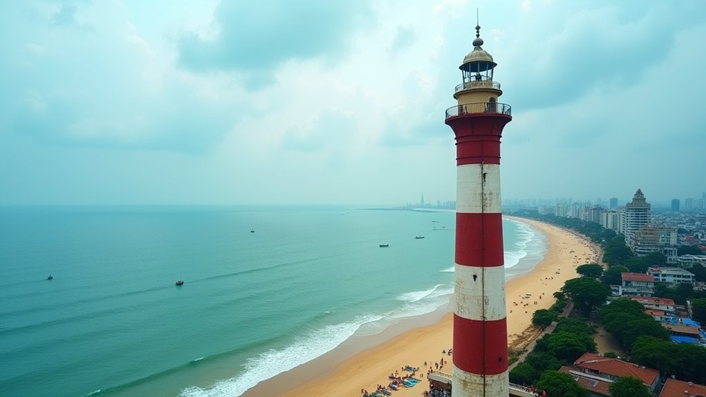 chennai lighthouse panoramic views