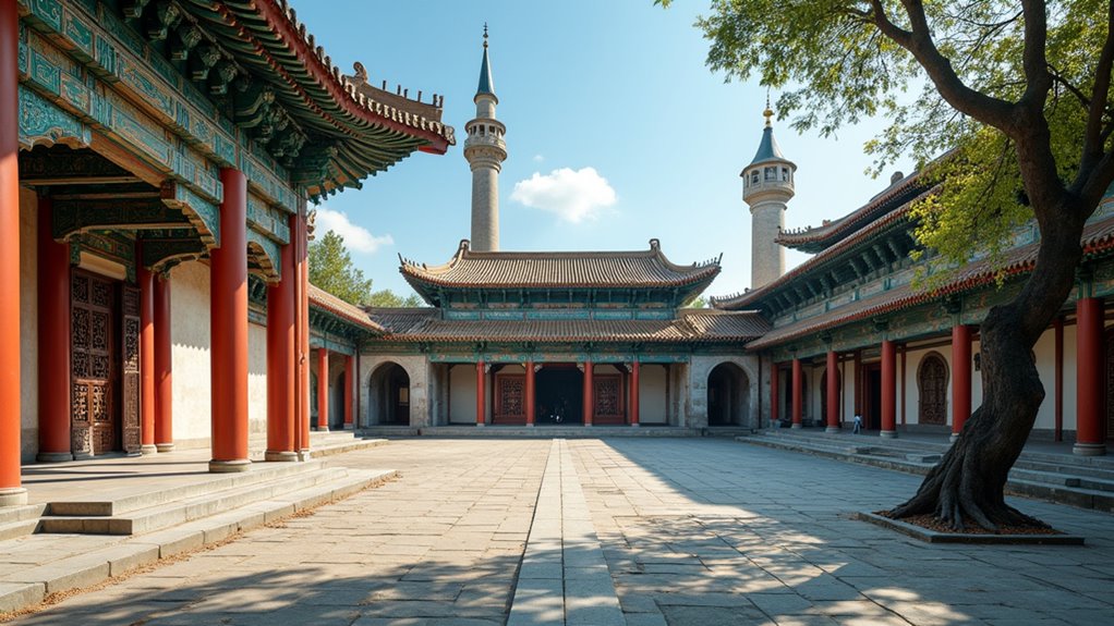 chinese pagoda style mosque