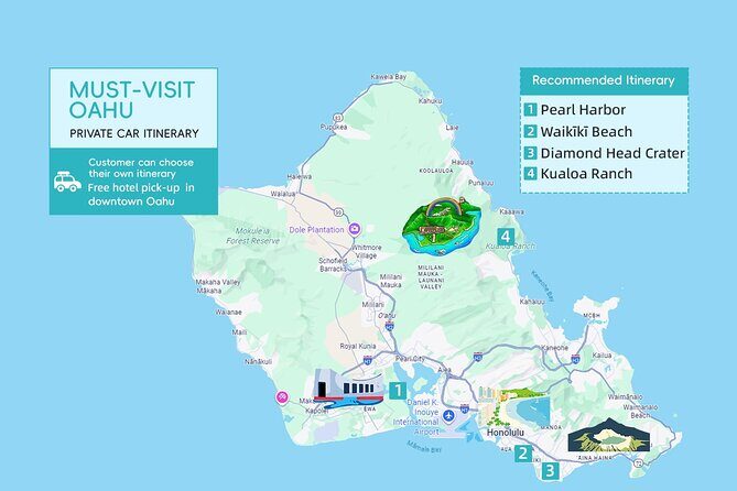 Circle Oahu Island Private Tour with Daily Chauffeur - Stop 1: Diamond Head Beach Park
