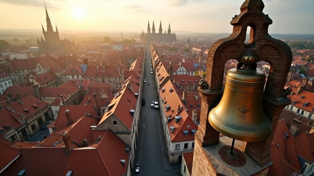 climb belfry for panoramic views