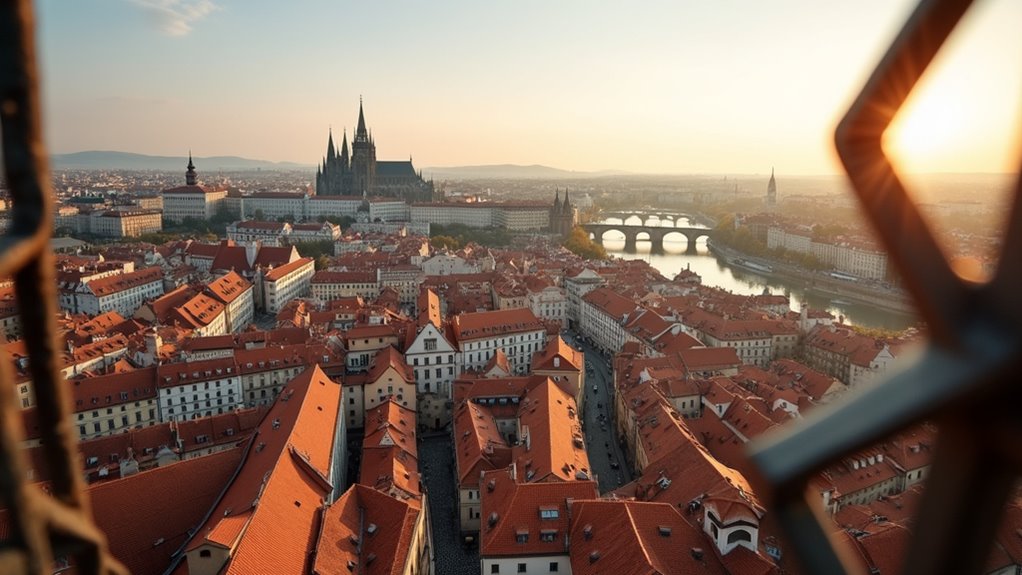 climb for panoramic city views