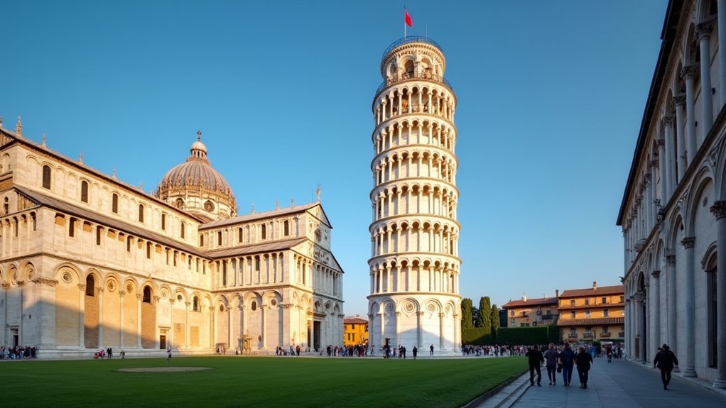 climb pisa tower early