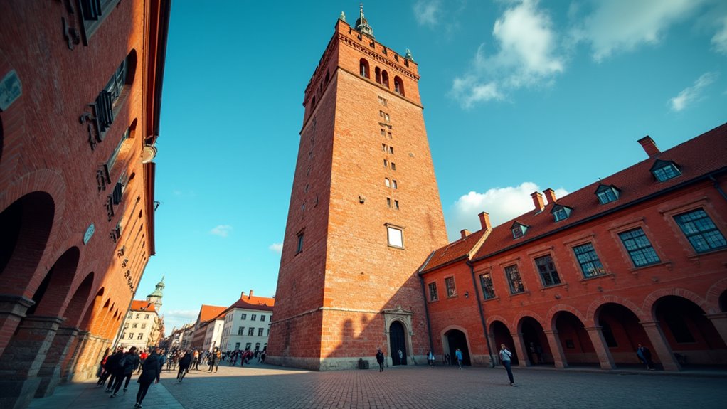 climb tower for medieval views
