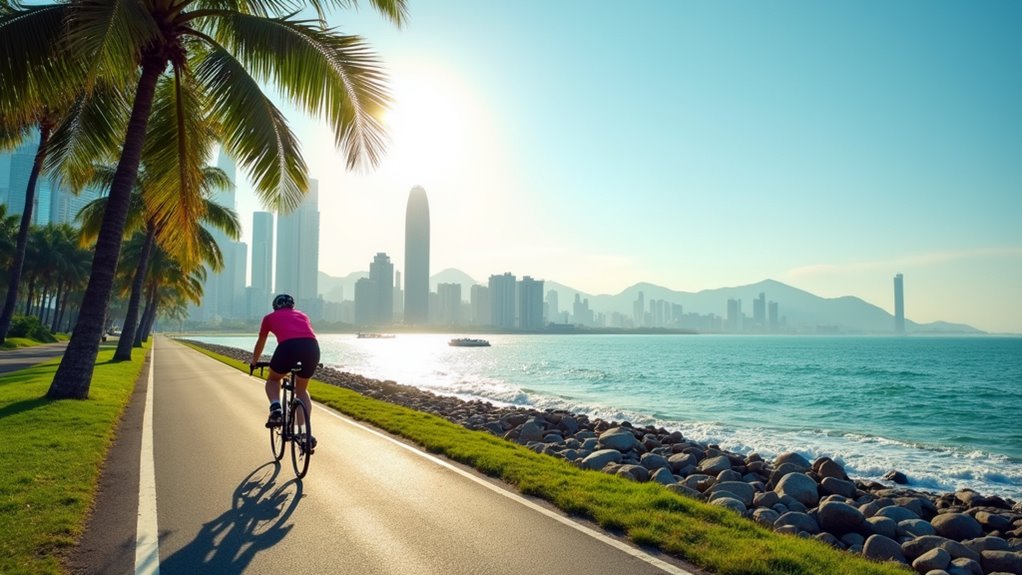 coastal cycling along huandao
