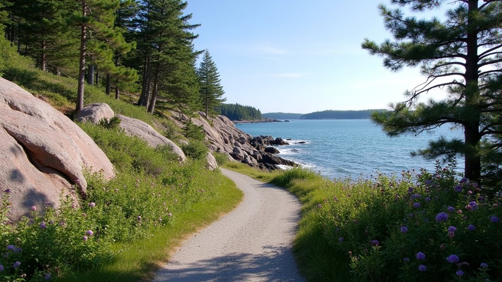 coastal walking with ocean views