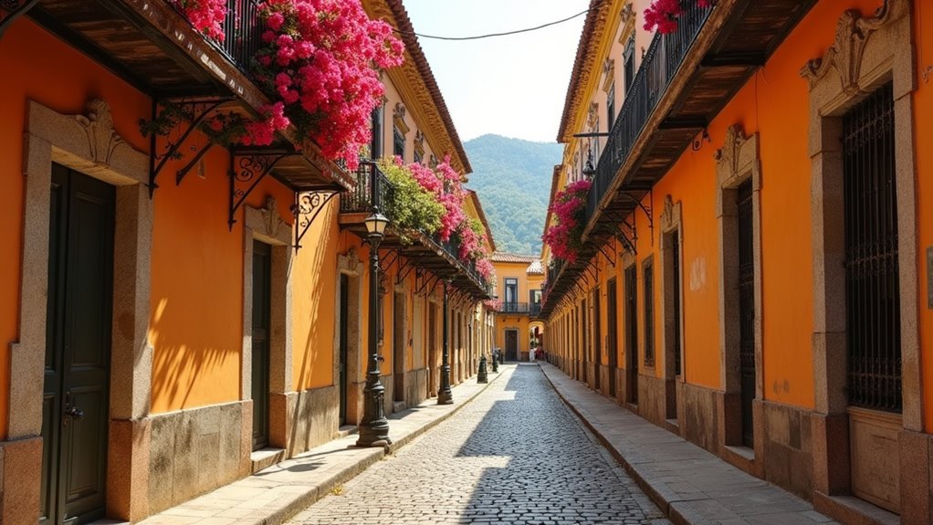 colonial walls and vibrant streets