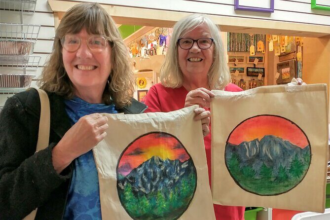 Colorado Inspired Inktense Painted Stocking or Tote Bag Class - What the Price Gets You and Its Value