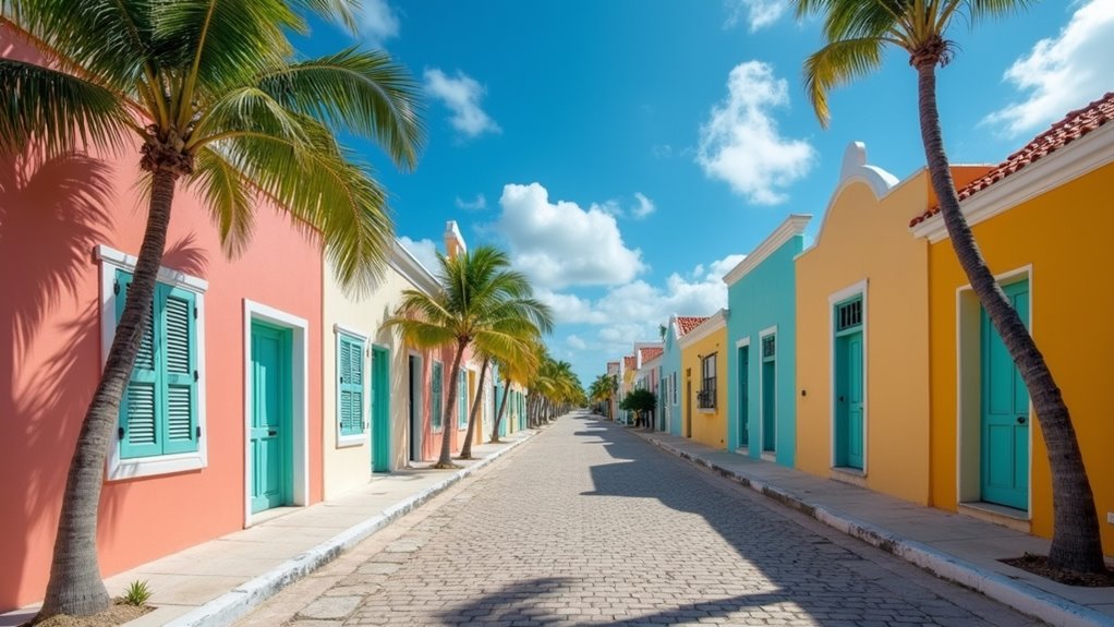 colorful dutch colonial streets