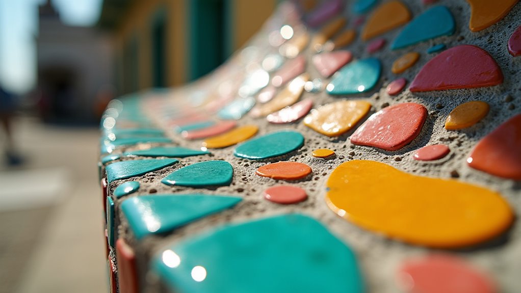 colorful mosaic neighborhood tour