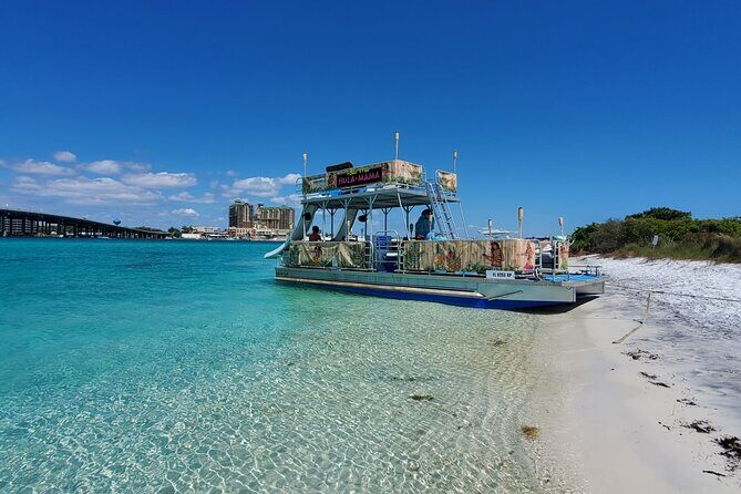 Crab Island Charter Four Hours! Double Decker Pontoon 2 Slides - The Sum Up