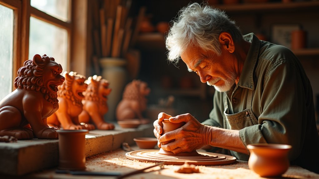 create customized clay guardians