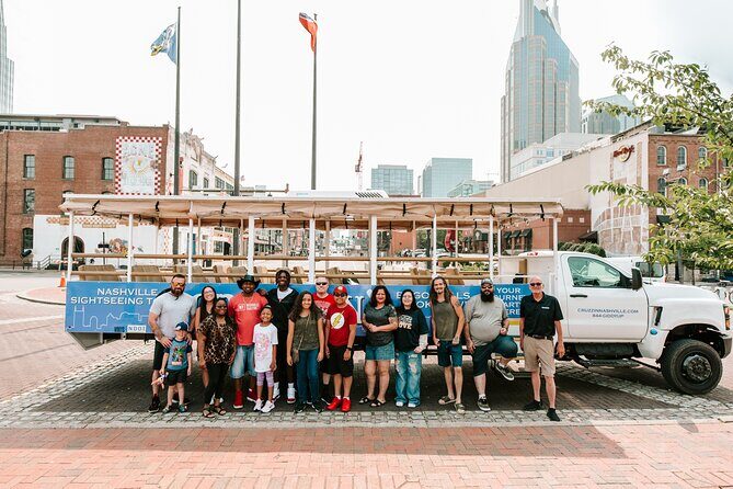 Cruzzin' Nashville Narrated Sightseeing Tour by Open-Air Vehicle - The Route and Key Stops