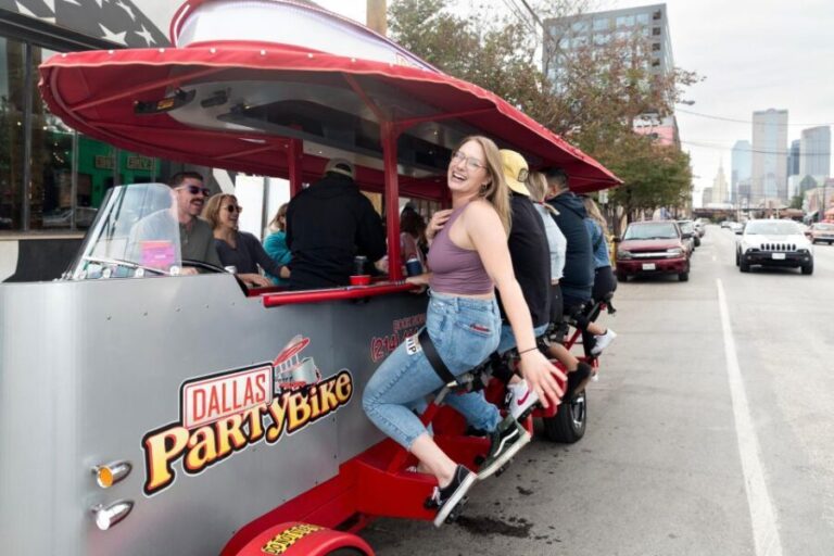 Dallas Party Bike Pub Crawl in Deep Ellum - An In-Depth Look at the Dallas Party Bike Pub Crawl
