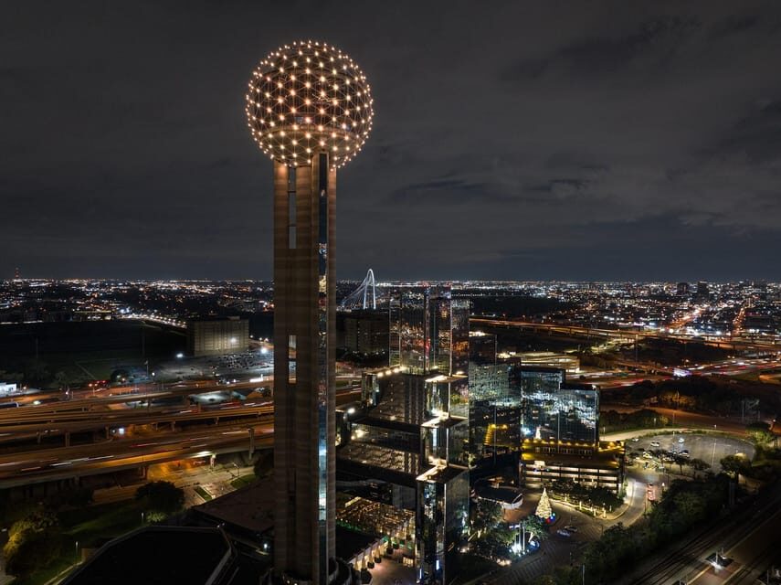 Dallas: Reunion Tower GeO-Deck General Admission Ticket - The Experience Step-by-Step