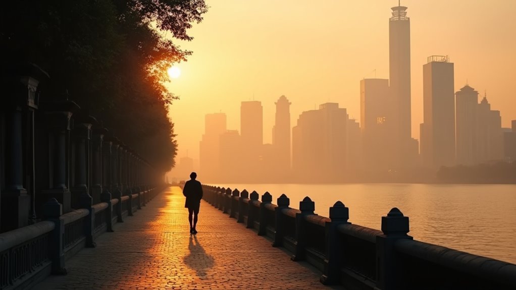 dawn skyline views solitude