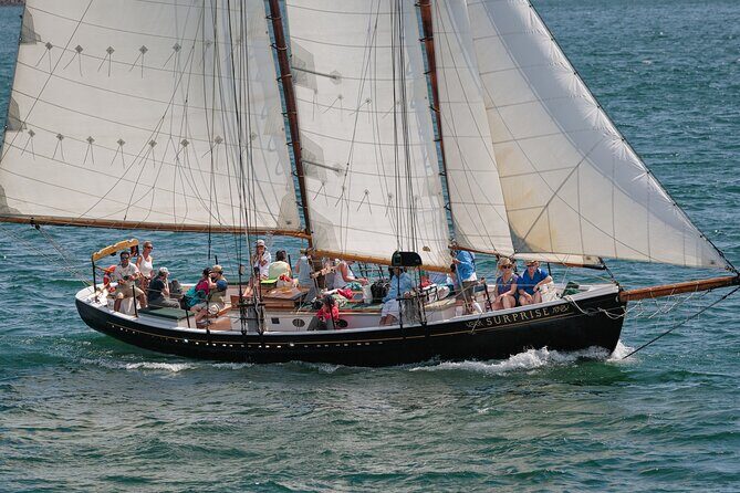 Day Sails and Sunset tours on Schooner Surprise in Camden Maine - What to Expect at Each Stop