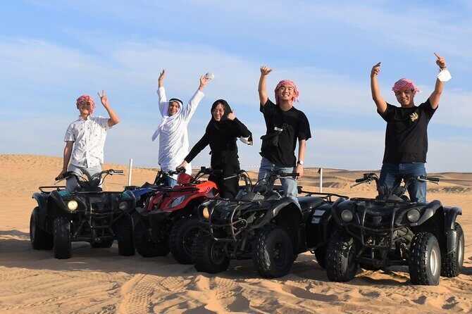 Desert Safari Dubai with Dune Bashing, Activities and Dinner - Transportation, Duration, and Group Size