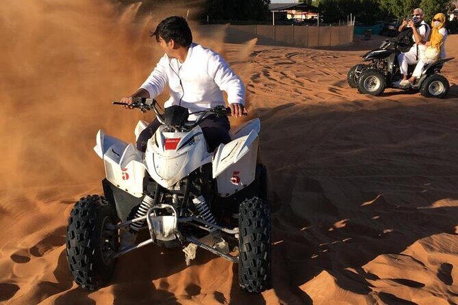 Desert Safari Quad Bike Activity with Dinner in Dubai - The Desert Camp Experience
