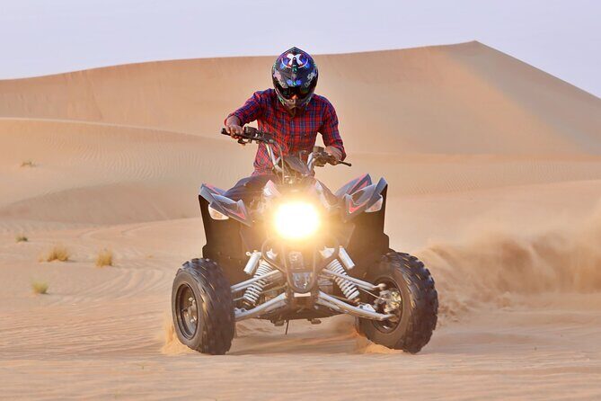 Desert Safari With BBQ Dinner, Quad Bike & Camel Ride from Dubai - Authenticity and Entertainment