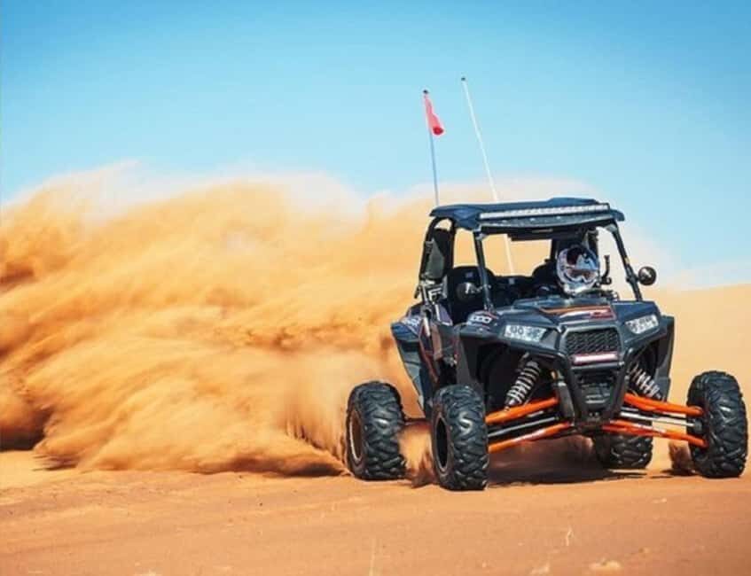 Desert Safari, Inland Sea Tour Including Camel Ride & Transfer
