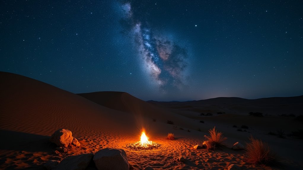 desert stargazing with telescopes