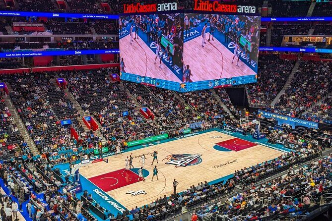 Detroit Pistons Basketball Game Ticket at Little Caesars Arena - A Closer Look at the Experience