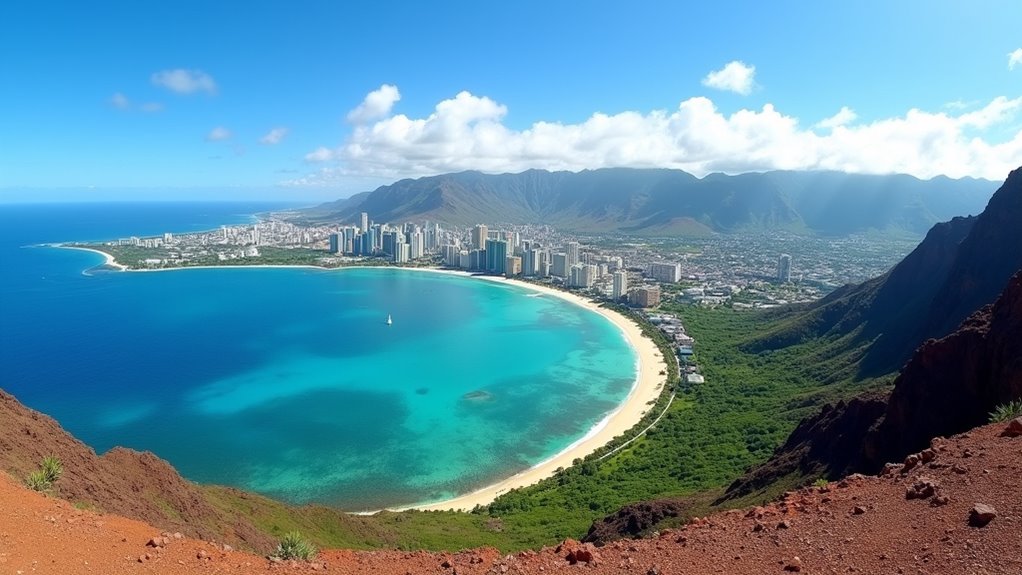 diamond head summit panoramic hike
