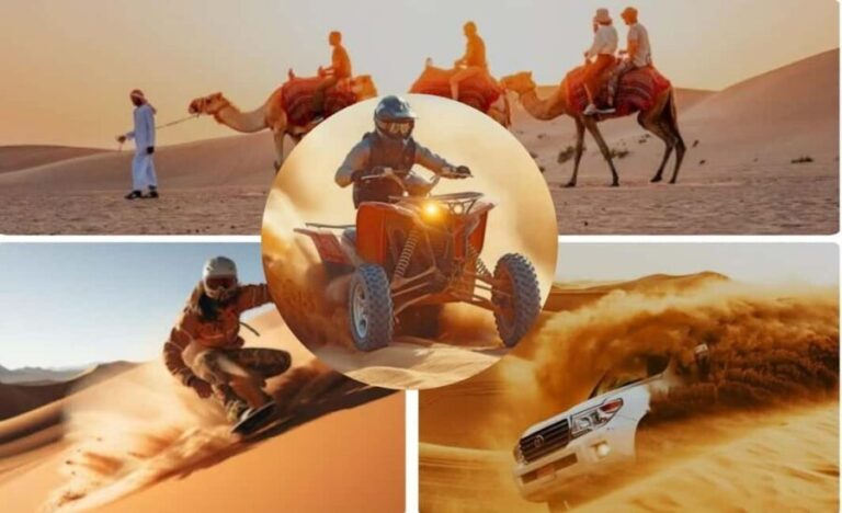 Doha: ATV, Quad or Buggy, Dune Bashing, Camel & Sandboarding - Who Should Consider This Tour?