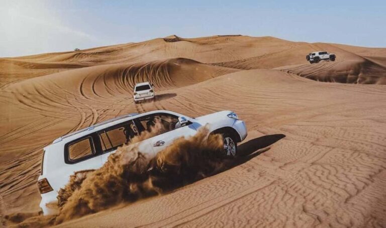 Doha: Desert Safari tour, Camel, Dune Bashing & Sandboarding - The Experience of the Guides and Support