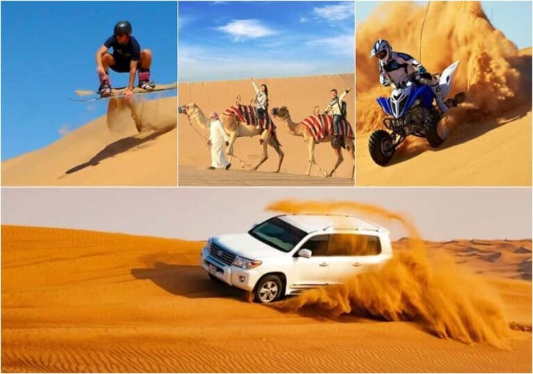 Doha: Half-Day Desert Safari, CamelRide/SandBoarding - Key Points