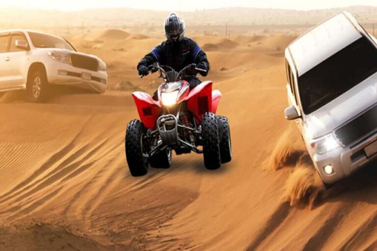 Doha: Quad Bike, Desert Safari, Buggy ride & inland sea tour - Transportation and Timing