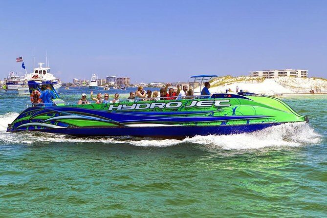 Dolphin & Sunset Cruises in Destin FL aboard the Hydrojet - What You Can Expect on Your Dolphin & Sunset Hydrojet Tour