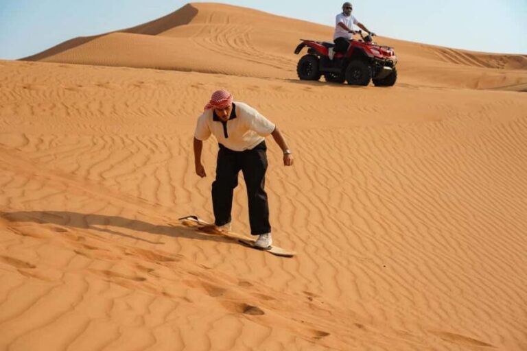 Dubai: Buggy Dune Bashing, Sand Boarding, Camel Ride & Show - What to Expect at Each Stop and Why It Matters