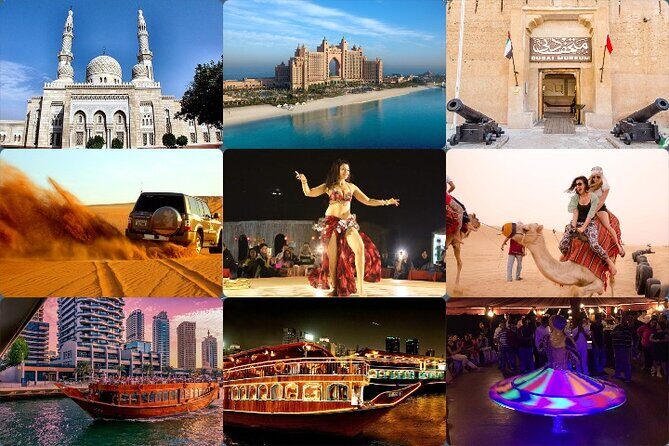 Dubai City Tour, Desert Safari and Marina Dhow Cruise Tour (TRIO) 2 Days - How the Experience Comes Together