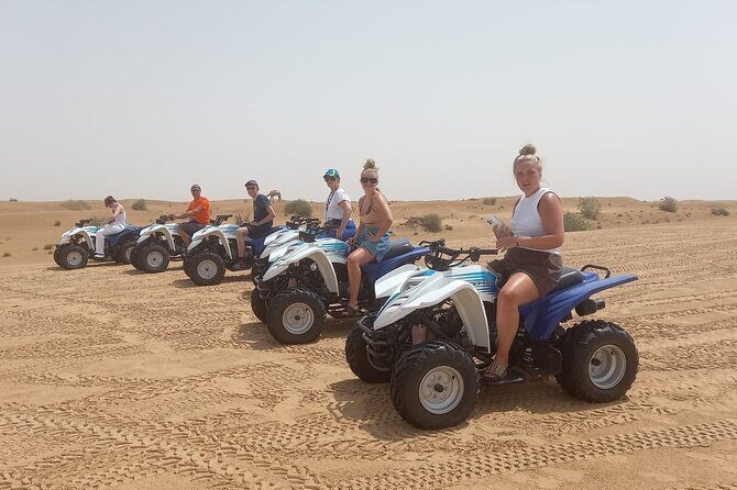 Dubai Desert 4x4 Dune Bashing, Self-Ride 30min ATV Quad, Camel Ride,Shows,Dinner - The Sum Up
